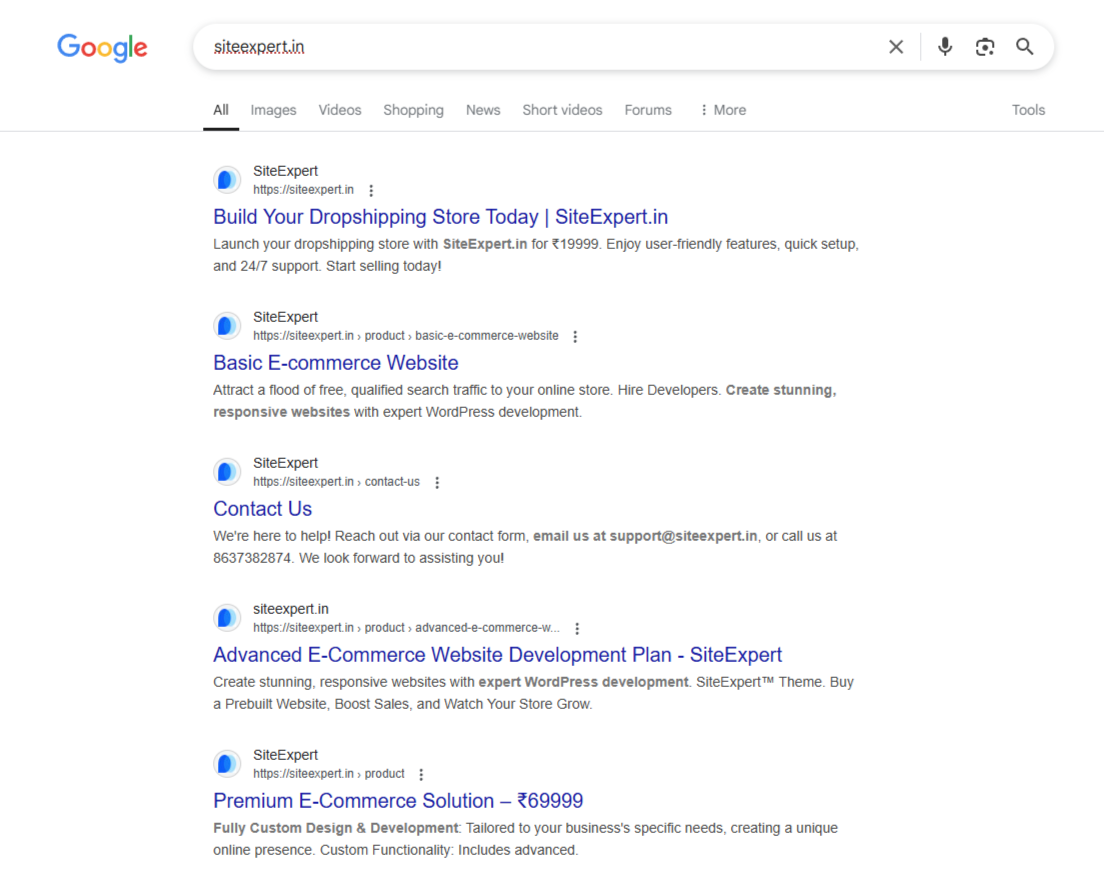 Search a Website on Google Search a Website on Google