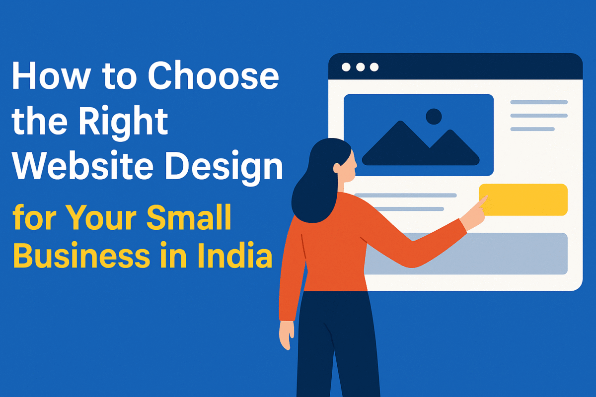 How to Choose the Right Website Design for Your Small Business in India?