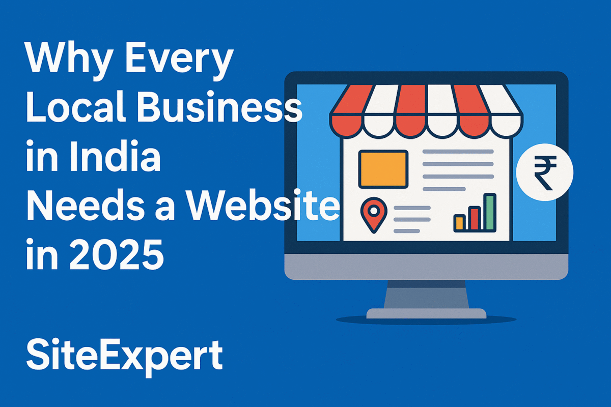 Why a Local Business Website in India Is a Must in 2025
